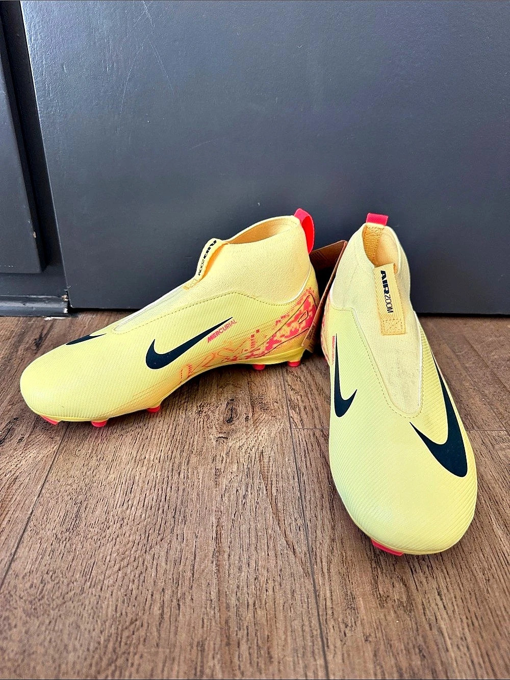 Nike Zoom Mercurial Superfly 9 Academy MG Lucent Pack Athletic Shoes Yellow &.